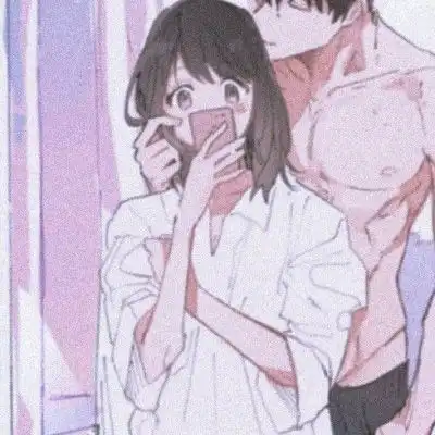  情侣头像动漫一左一右情侣头像动漫冷酷一对