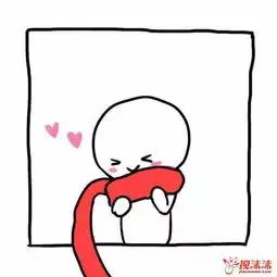 开心小白人头像