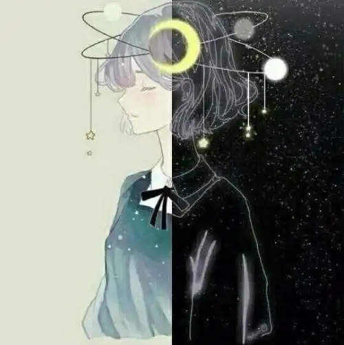  求这个头像的情侣头像