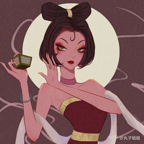 红色的qq头像情侣头像妲