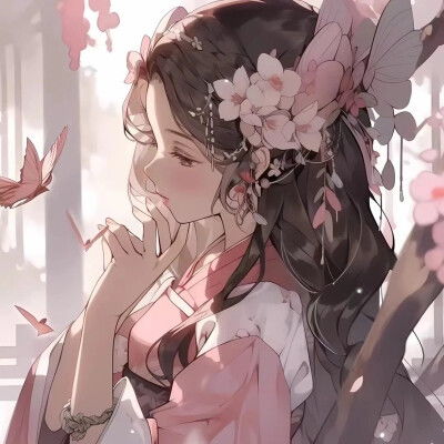  古风情侣头像