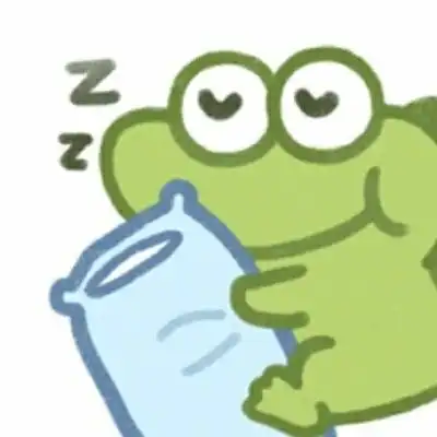  抹茶绿动画小鳄鱼头像