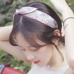  凉颖精致的少女风小清新头像