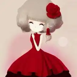手捧玫瑰花的美女情侣头