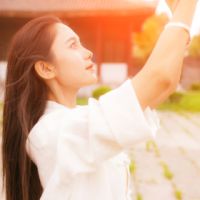  小清新女生扣扣头像2016终于我与风烟俱净的你再无瓜葛