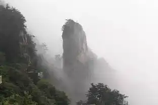  云雾缭绕罩金顶十里画屏如仙境