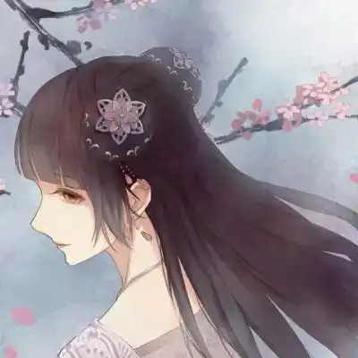  2020最新动漫古风情侣头像一男一女分开的两张