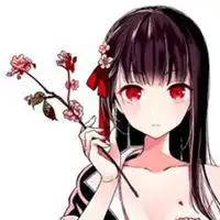  二次元头像红色头发微信头像图片大全