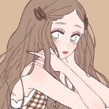  手绘可爱女孩头像,卡哇伊也适合闺蜜使用的