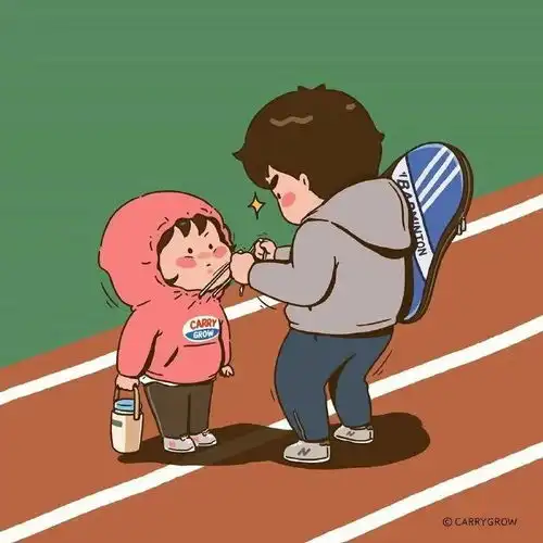  carrygrow浓情插画爱情样子