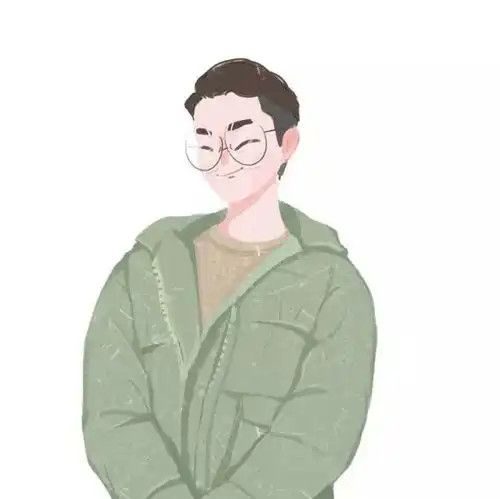  简约插画情侣头像,甜蜜暴击
