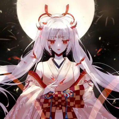  动漫头像女生古风红衣