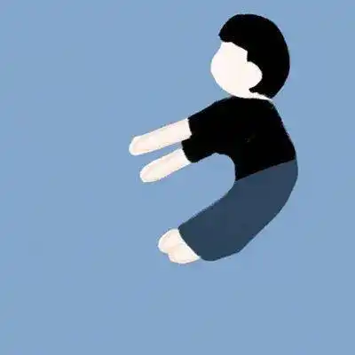 简笔小人情侣头像一对战