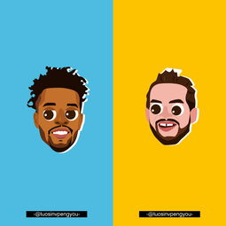  nba球员插画小头像