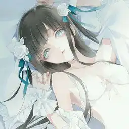动漫女生头像清冷长发