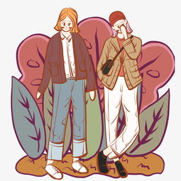  小清新文艺风少女卡通手绘小插画图片素材其他格式下载动漫人物大全