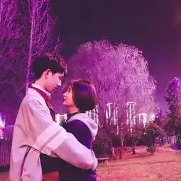 抱花情侣头像一男一女城