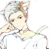  二次元猫耳男生头像图片