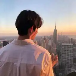 黑白情侣头像一男一女一