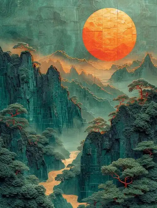 旺事业的山水画头像,好运微信头像,旺运又旺财的微信头像 旺事业的山水画头像,好运微信头像,旺运又旺财的微信头像