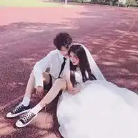  婚纱头像婚纱头像情侣一对2张
