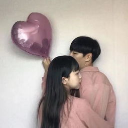  小清新情侣头像
