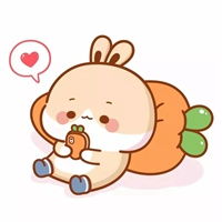  兔子的情侣头像萝卜和兔子的情侣头像