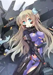  机甲混搭美少女是什么feel二次元精美福利壁纸