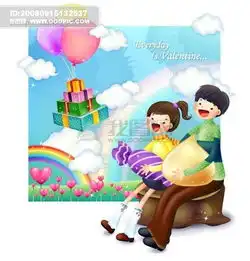  浪漫情人节七夕节情侣卡通人物...图片设计素材高清ai模板下载13.76mbvipvip分享节日设计大全