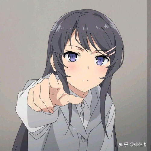 情侣头像猪头樱岛麻衣