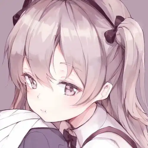 清爽卡通情侣头像人生语