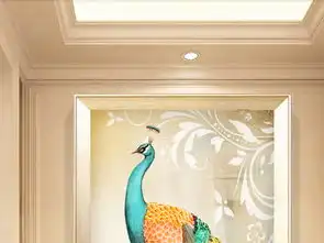  欧式复古怀旧金色孔雀花卉玄关装饰画图片下载复古装饰画大全美式装饰画编号18926904