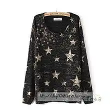  金色孔雀针织毛衣