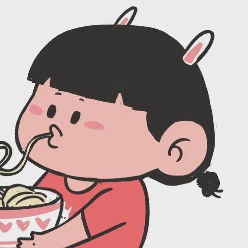  好可爱的干饭情侣头像,情头快一起用起来