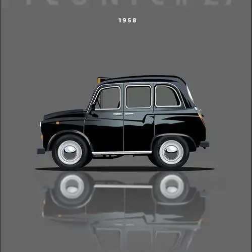  汽车头像q版可爱的小汽车