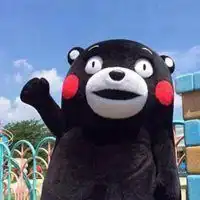 熊本熊男女情侣头像接吻