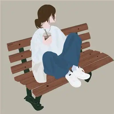  2022卡通双人很精致的新春情头喜欢你像啤酒冒着泡泡一样欢喜