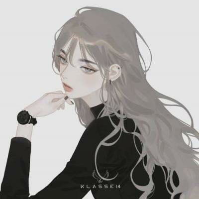  好看的漫画头像女生图片高冷高清二次元头像女
