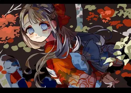  插画壁纸头像q版地缚少年花子君最新萌系手绘作品情侣可用
