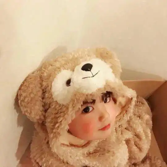 qq萌娃头像情侣头像毛绒