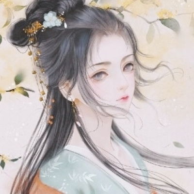  唐崎夜雨唯美古风手绘美人插画