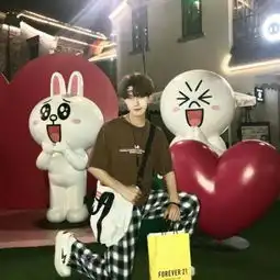  微信情侣头像一男一女两张分开的2018最新