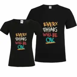  我们会好好的情侣毕业校园修身情侣装纯棉t恤情侣装t恤,定制t恤图案,纯棉,修身世纪开元