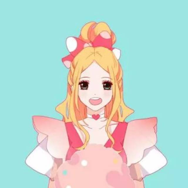  二次元卡通情侣头像两张一男一女