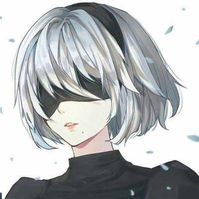  动漫女头高冷霸气黑衣冷艳孤独女头