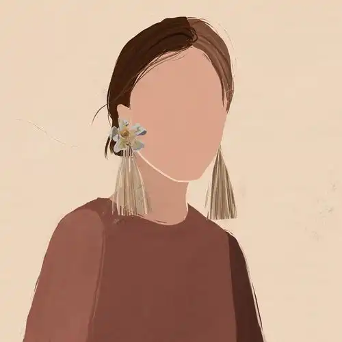  小众不易撞的艺术感插画头像