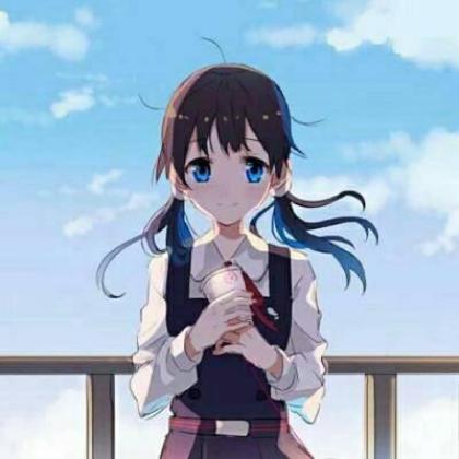 老君山红帽女情侣头像卡通