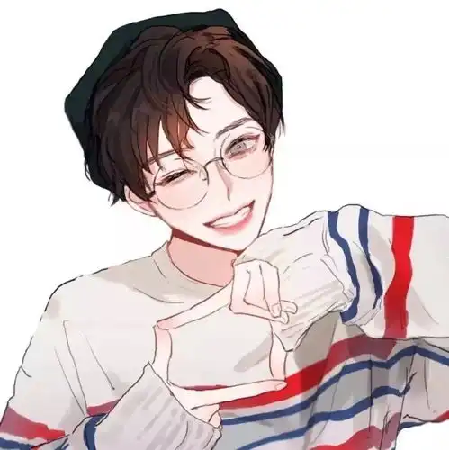 清爽卡通情侣头像孙策