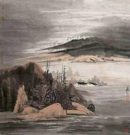  50张工笔国画,不一样的风格,不一样的山水,装饰味极浓昙花波罗蜜般若