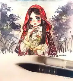  如何用水彩画萌萌的q版头像